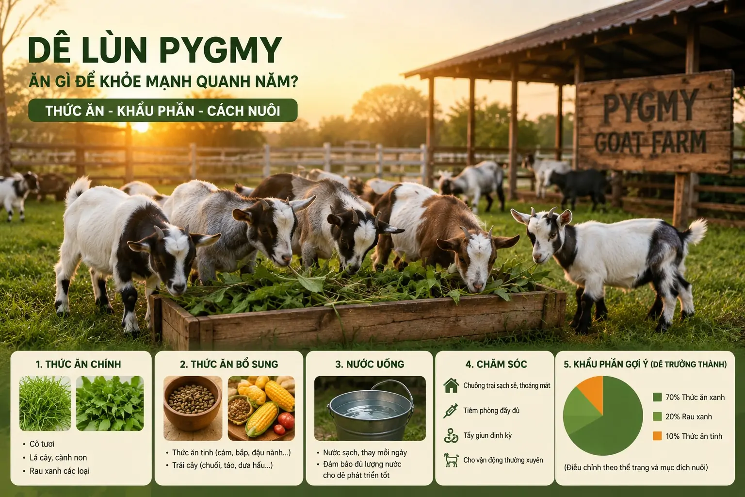Xu Hướng Nuôi Dê Lùn Pygmy Tại Việt Nam