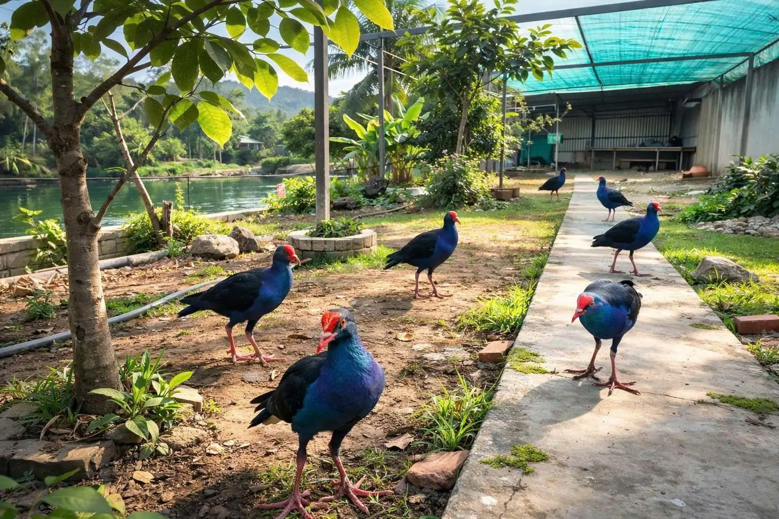 Nuôi ngỗng sư tử làm cảnh