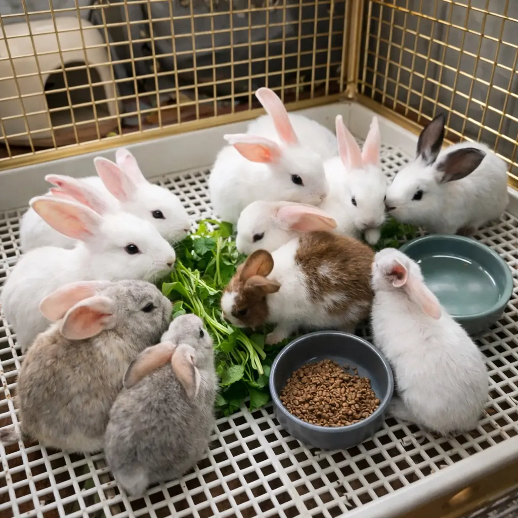 Thỏ kiểng ăn g&igrave; cho khỏe mạnh v&agrave; l&ocirc;ng đẹp