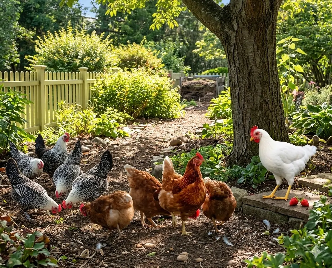 nu&ocirc;i g&agrave; si&ecirc;u trứng thả vườn